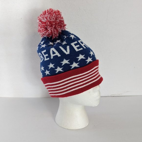 Cirque Accessories Nwt Beaver Creek Cirque Mountain Apparel Hat Snow Ski Pom Pom Stars